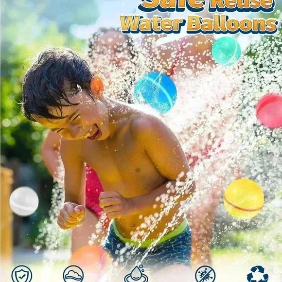 COPY - 12 Pack Reusable Water Balloons with Mesh Bag - Picture 2 of 5